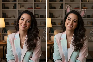 AI Cat Ears Filter Free