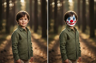 AI Clown Filter