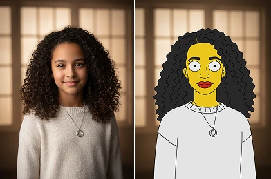 AI Simpsons Character Generator